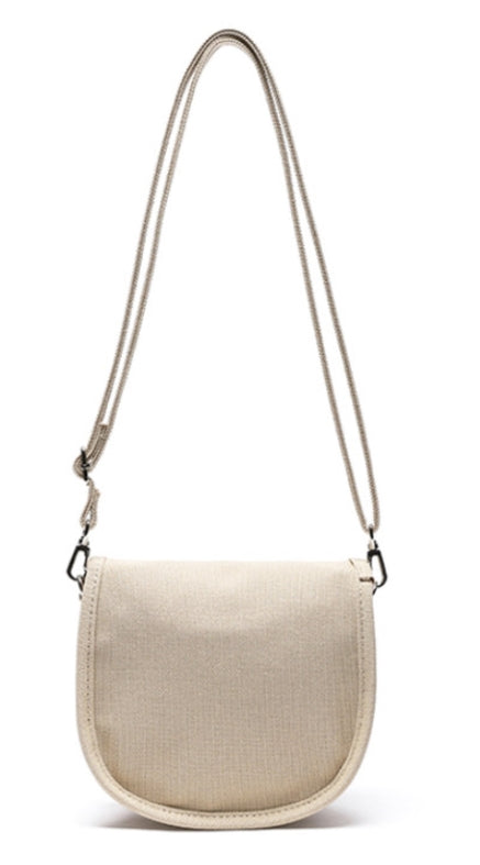 Odd Studio (オッドスタジオ)　MINI ROUND CROSS BAG - BEIGE