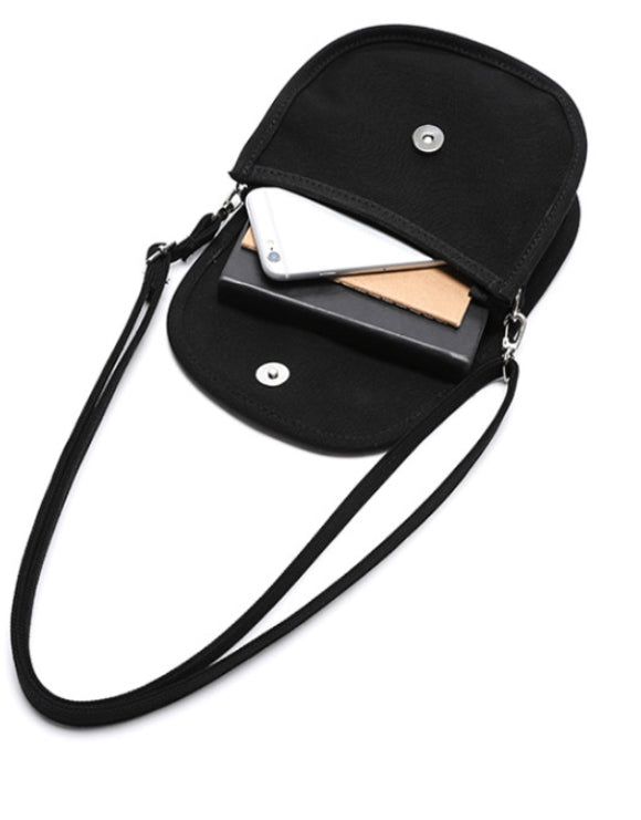 Odd Studio (オッドスタジオ)　MINI ROUND CROSS BAG - BLACK