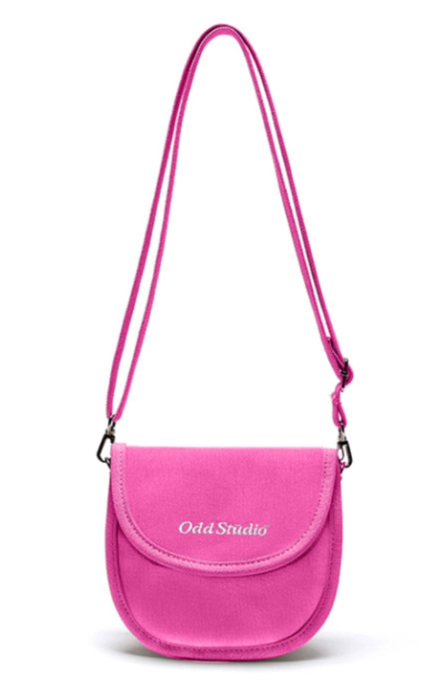 Odd Studio (オッドスタジオ)　MINI ROUND CROSS BAG - HOT PINK