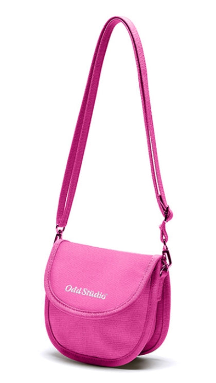 Odd Studio (オッドスタジオ)　MINI ROUND CROSS BAG - HOT PINK