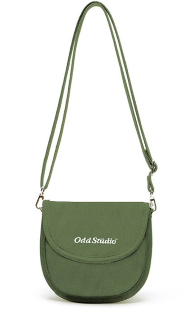 Odd Studio (オッドスタジオ)　MINI ROUND CROSS BAG - KHAKI