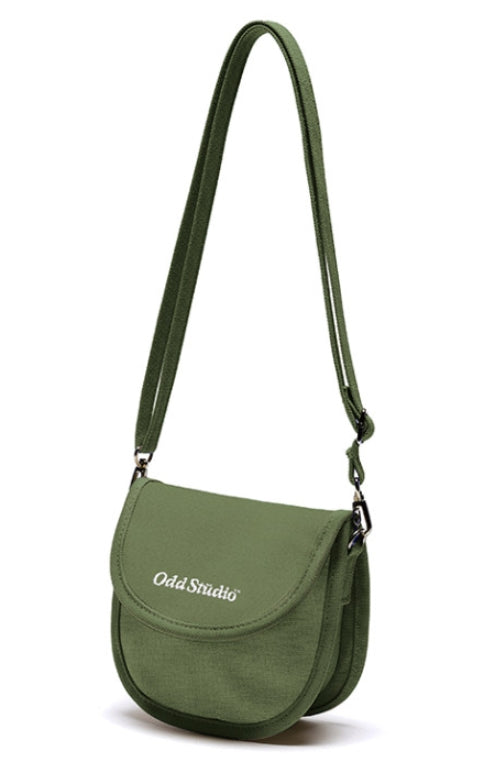 Odd Studio (オッドスタジオ)　MINI ROUND CROSS BAG - KHAKI