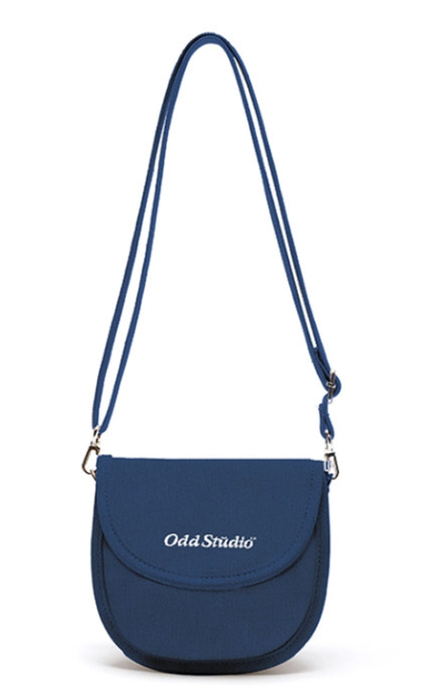 Odd Studio (オッドスタジオ)　MINI ROUND CROSS BAG - DENIM BLUE