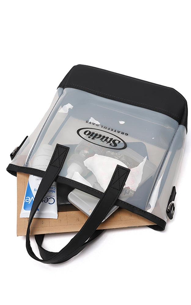 Odd Studio (オッドスタジオ)　ODD STUDIO × UNION OBJET PVC CIRCLE LOGO MINI CROSS BAG - 7COLOR