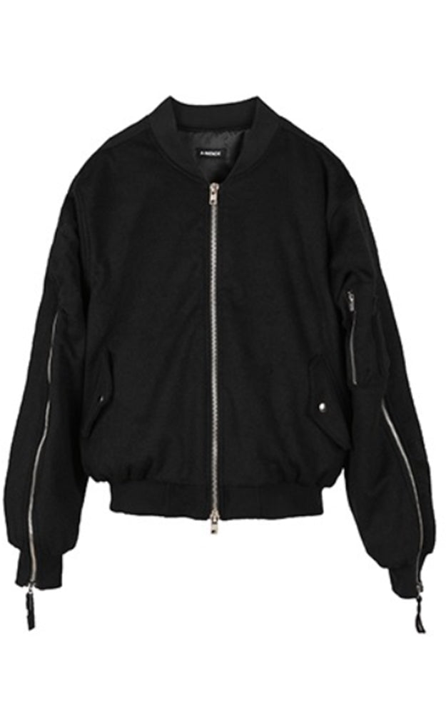 オウェンド(A-WENDE) 399 cashmere Bomber jacket