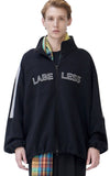 レイブレス(LABELESS)    CHEST LOGO ZIP UP JACKET