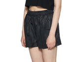 レイブレス(LABELESS)  BLACK SIGNATURE LEATHER LABEL NYLON SHORTS