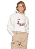 レイブレス(LABELESS)   WHITE REFLECTIVE CAT JUMPER