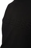 レイブレス(LABELESS)   LOGO EMBOSS T-SHIRT (BLACK/WHITE)