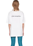 レイブレス(LABELESS)   REFLECTIVE MOSQUITO PRINT T-SHIRT (BLACK/WHITE)