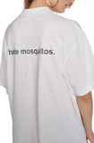 レイブレス(LABELESS)   REFLECTIVE MOSQUITO PRINT T-SHIRT (BLACK/WHITE)