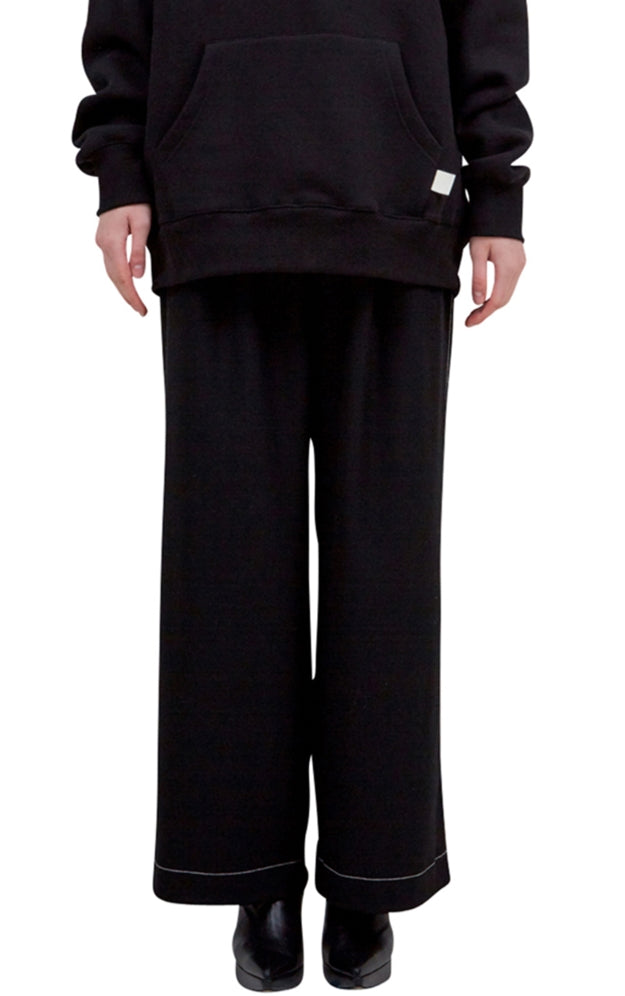 レイブレス(LABELESS)  TOP STITCHED WOOL TROUSERS