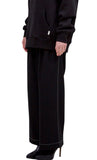 レイブレス(LABELESS)  TOP STITCHED WOOL TROUSERS