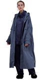 レイブレス(LABELESS)  NAVY PARACHUTE HOODED LONG COAT