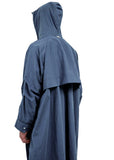 レイブレス(LABELESS)  NAVY PARACHUTE HOODED LONG COAT