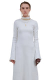 レイブレス(LABELESS)  WHITE LONG KNIT DRESS