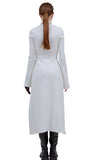 レイブレス(LABELESS)  WHITE LONG KNIT DRESS