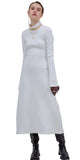 レイブレス(LABELESS)  WHITE LONG KNIT DRESS