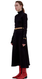 レイブレス(LABELESS)  BLACK LONG KNIT DRESS