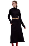 レイブレス(LABELESS)  BLACK LONG KNIT DRESS