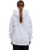 レイブレス(LABELESS)  WHITE EMBROIDERY COMMA HOODIE