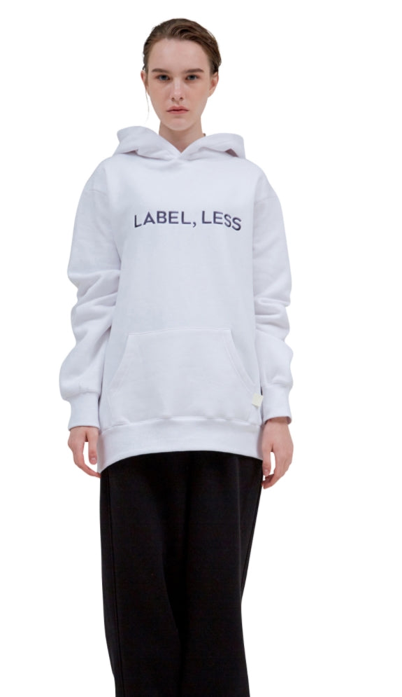 レイブレス(LABELESS)  WHITE LABEL,LESS HOODIE (DARK GREY)