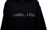 レイブレス(LABELESS)  BLACK LABEL,LESS HOODIE (LIGHT GREY)