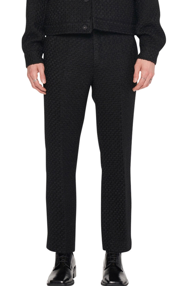 レイブレス(LABELESS)  BLACK TWEED PANTS