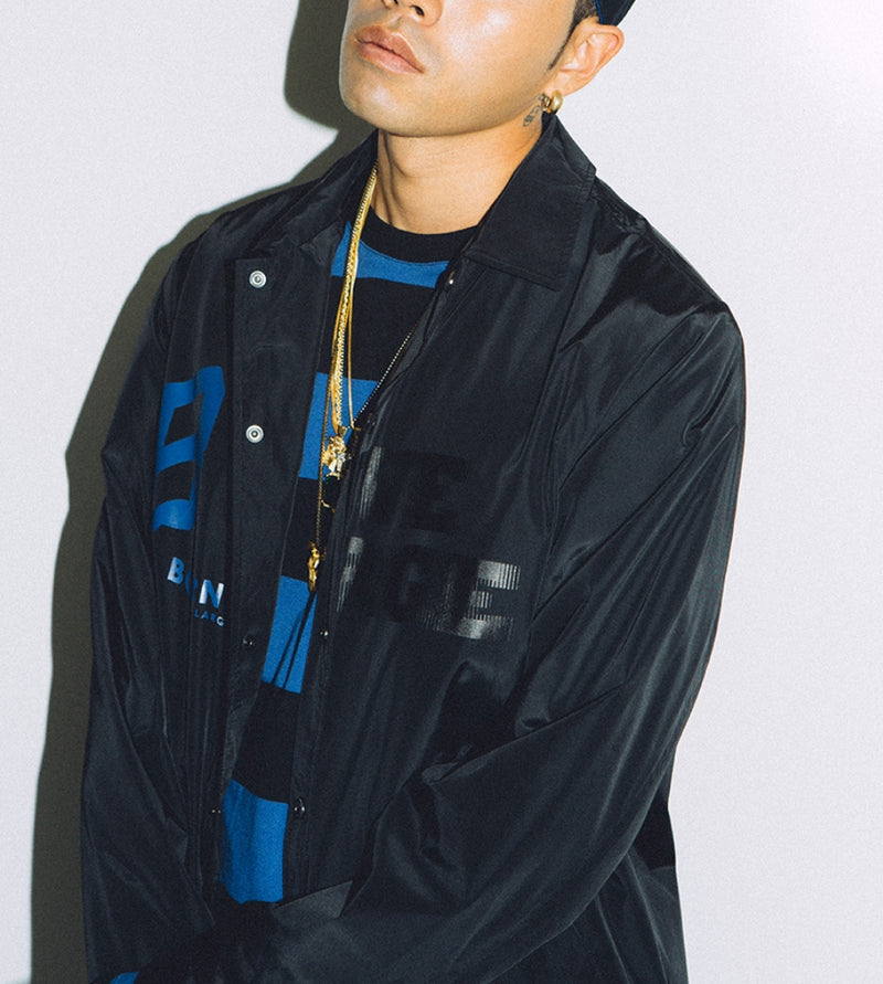 ボーンチャンプス(BORN CHAMPS)　SPLIT COACH JACKET BLACK CEPCMCJ01BK