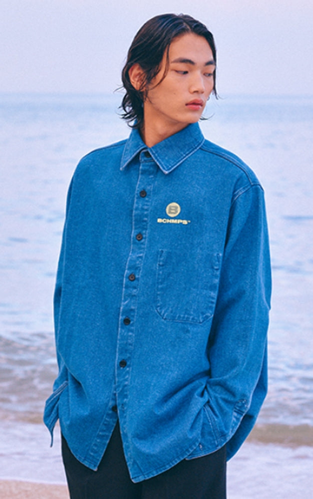 ボーンチャンプス(BORN CHAMPS)　BC REVERSIBLE OVER FIT DENIM JACKET CESCMSH01BL