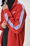 ボーンチャンプス(BORN CHAMPS)　BC LOGO TRACK TOP RED CERCMJK01RE