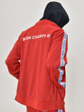 ボーンチャンプス(BORN CHAMPS)　BC LOGO TRACK TOP RED CERCMJK01RE