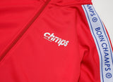 ボーンチャンプス(BORN CHAMPS)　BC LOGO TRACK TOP RED CERCMJK01RE