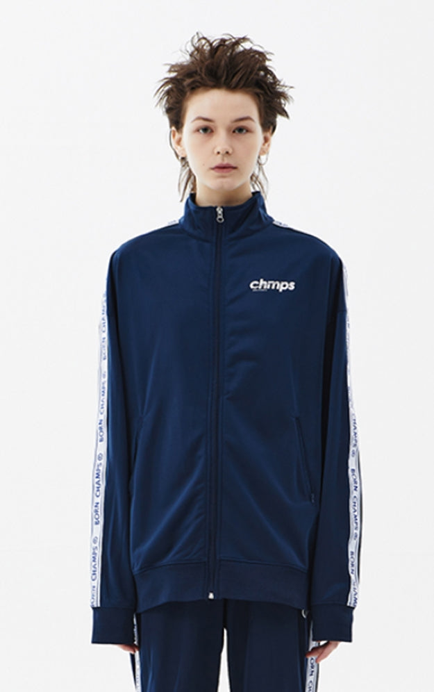 ボーンチャンプス(BORN CHAMPS)　BC LOGO TRACK TOP NAVY CERCMJK01NA