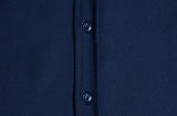 ロマンティッククラウン(ROMANTIC CROWN)   STRIPED CUFFS SHIRT_NAVY