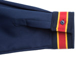 ロマンティッククラウン(ROMANTIC CROWN)   STRIPED CUFFS SHIRT_NAVY