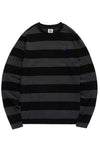 ボーンチャンプス(BORN CHAMPS)　B WIDE STRIPE TEE CHARCOAL CEPCMTS04CH