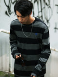 ボーンチャンプス(BORN CHAMPS)　B WIDE STRIPE TEE CHARCOAL CEPCMTS04CH