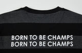 ボーンチャンプス(BORN CHAMPS)　B WIDE STRIPE TEE CHARCOAL CEPCMTS04CH