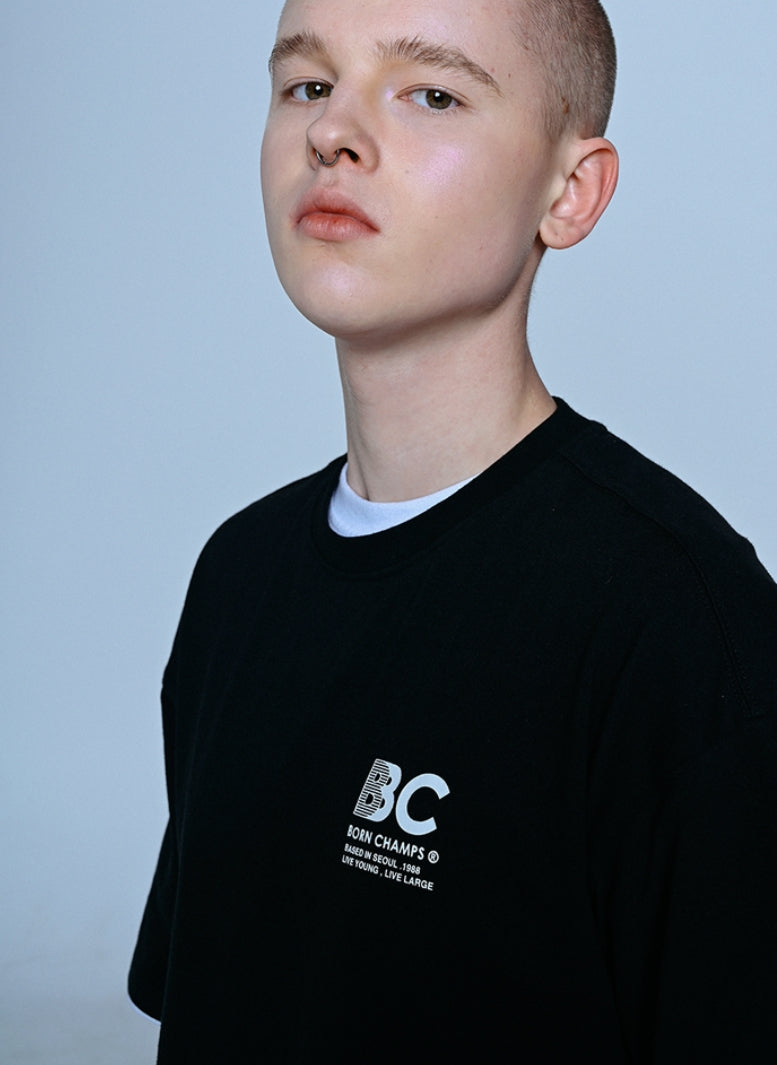 ボーンチャンプス(BORN CHAMPS)  BC LIVE YOUNG TEE CESBMTS01BK