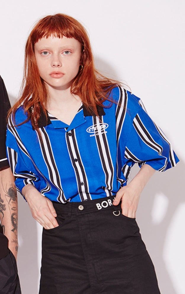 ボーンチャンプス(BORN CHAMPS) BC LARGE STRIPED SHIRT CERBMSH02BL
