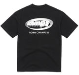 ボーンチャンプス(BORN CHAMPS)   CHMPS CUBIC LOGO TEE CETBMTS03BK