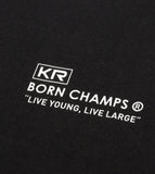 ボーンチャンプス(BORN CHAMPS)   CHMPS CUBIC LOGO TEE CETBMTS03BK