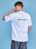 ボーンチャンプス(BORN CHAMPS)   BC REVERSIBLE TEE CETBMTS10WH