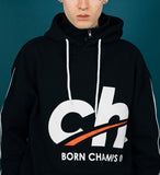 ボーンチャンプス(BORN CHAMPS) BC HIGH NECK HOODY CERDMHD06BK