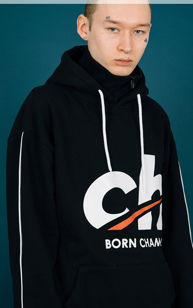 ボーンチャンプス(BORN CHAMPS) BC HIGH NECK HOODY CERDMHD06BK