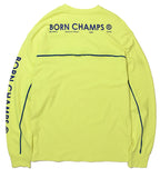 ボーンチャンプス(BORN CHAMPS)  BC CMPS L/S TEE LIME CERAMTS01LI