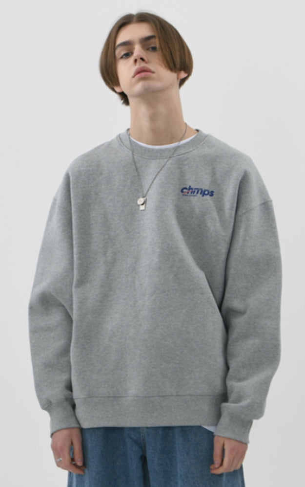 ボーンチャンプス(BORN CHAMPS)  CHMPS CREWNECK CETAMMT02GY