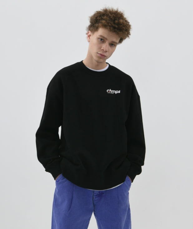 ボーンチャンプス(BORN CHAMPS)  CHMPS CREWNECK CETAMMT02BK