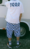 ボーンチャンプス(BORN CHAMPS)  BC-R CHECK PANTS BLUE CEQBMTP01BL